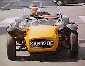 Lotus Super 7 from the TV series The Prisoner starring Patrick McGoohan.